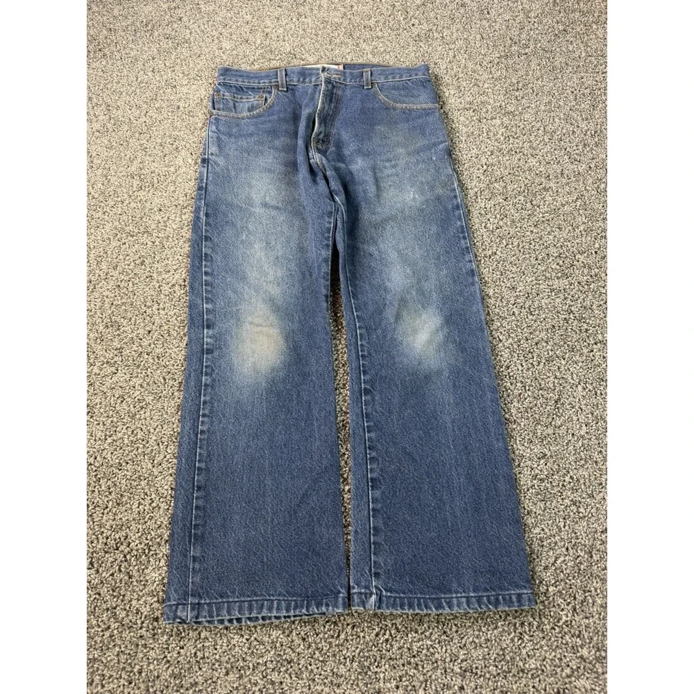 Vintage Y2K Levi's 517 Bootcut Jeans Men's Size 33X30 Blue Western